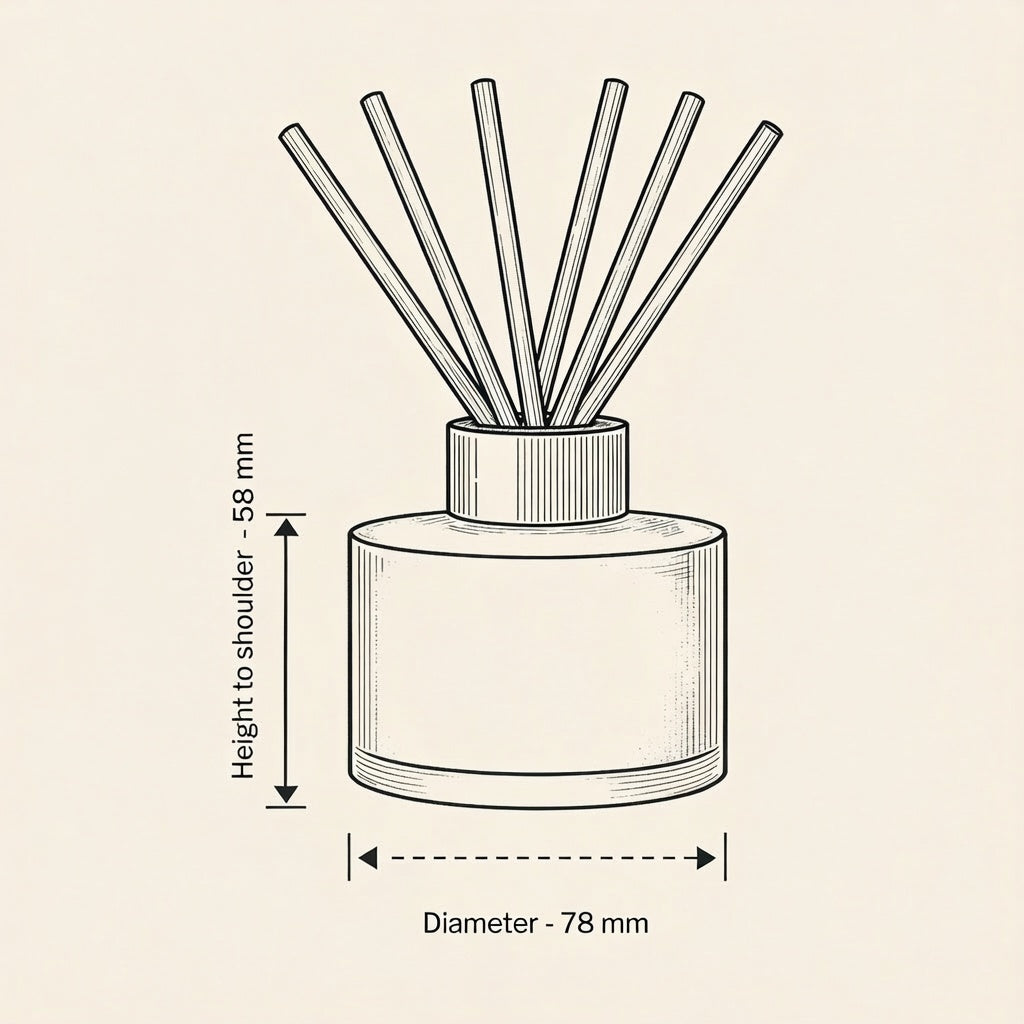 Apothecary Reed Diffuser – 165ml Amber