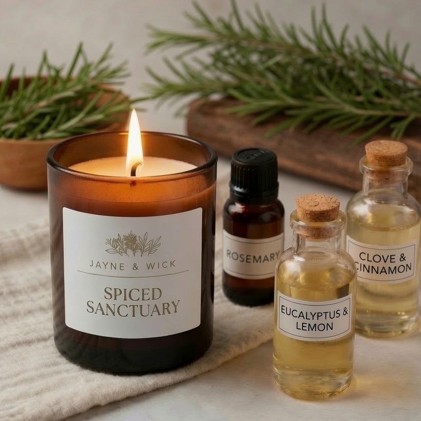 Spiced Sanctuary - Protective Candle