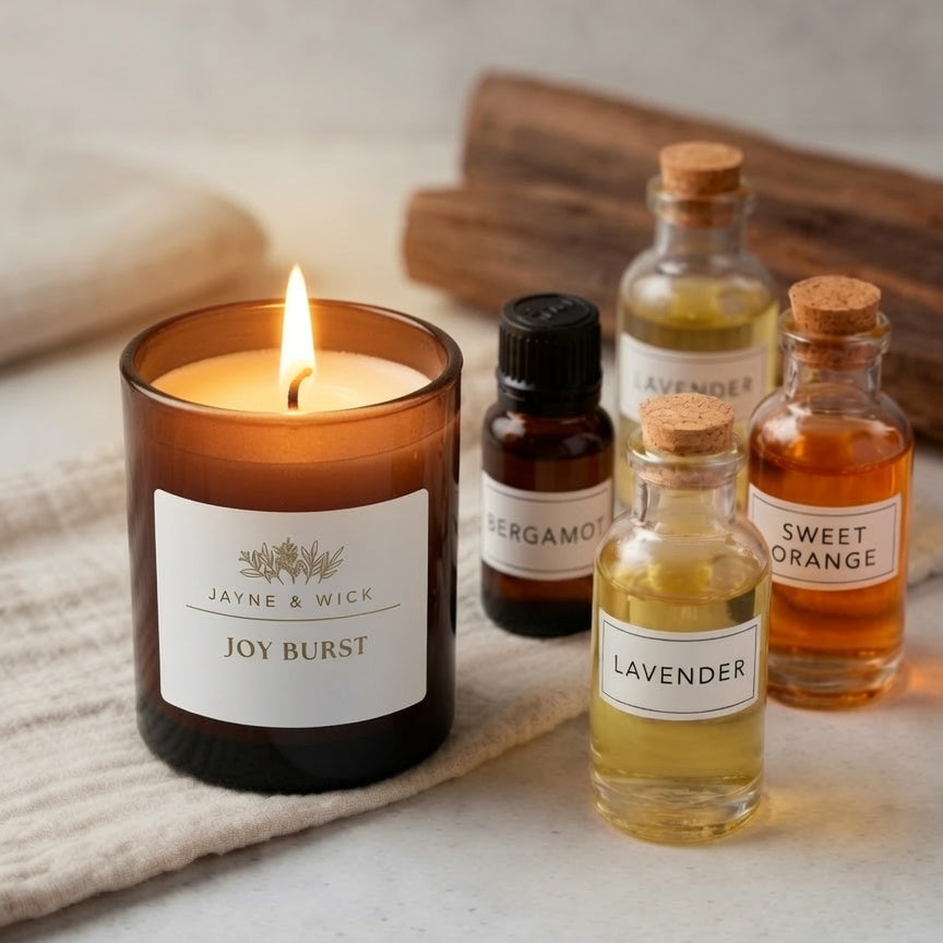 Joy Burst - Uplifting Citrus & Lavender Candle